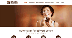 Desktop Screenshot of danskautomatservice.dk