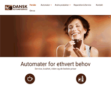 Tablet Screenshot of danskautomatservice.dk